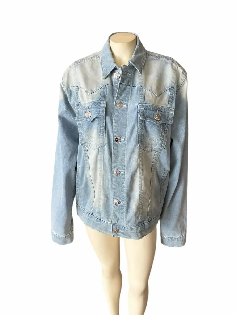 True Religion Jimmy SN Jacket Light Showers Blue Medium